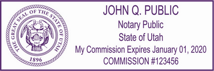 Utah Notary Seals